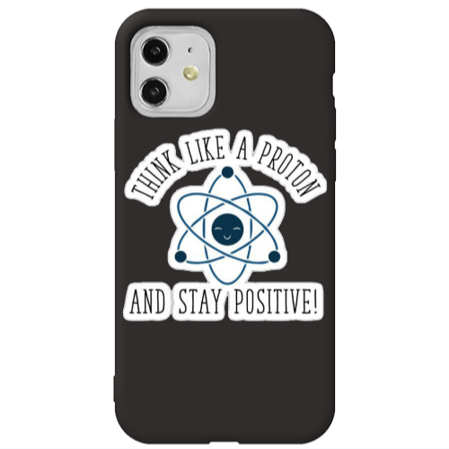 Apple iPhone 11  THINK LIKE Black Colored Silicone TPU Θήκη