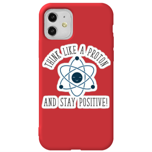 Apple iPhone 11  THINK LIKE Red Colored Silicone TPU Θήκη