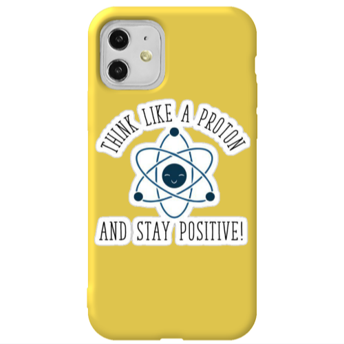 Apple iPhone 11  THINK LIKE Yellow Colored Silicone TPU Θήκη
