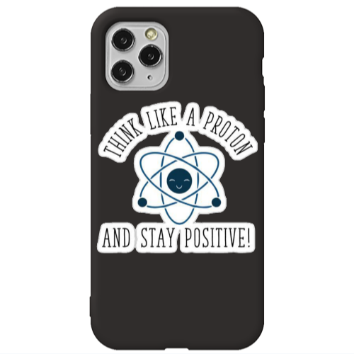 Apple iPhone 11 Pro THINK LIKE Black Colored Silicone TPU Θήκη