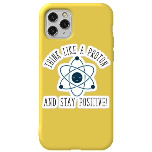 Apple iPhone 11 Pro THINK LIKE Yellow Colored Silicone TPU Θήκη