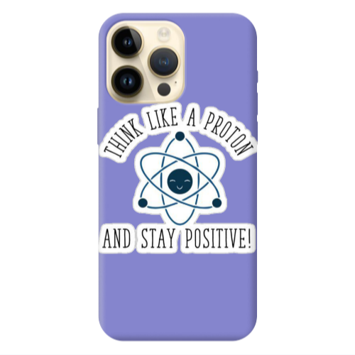 Apple iPhone 13 Pro Max THINK LIKE Purple Colored Silicone TPU Θήκη