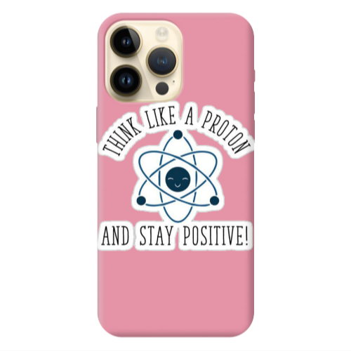 Apple iPhone 13 Pro Max THINK LIKE Pink Colored Silicone TPU Θήκη