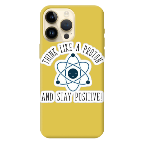 Apple iPhone 13 Pro Max THINK LIKE Yellow Colored Silicone TPU Θήκη
