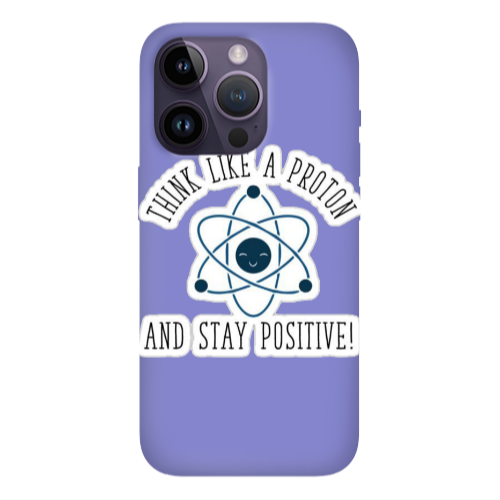Apple iPhone 14 Pro  THINK LIKE Purple Colored Silicone TPU Θήκη