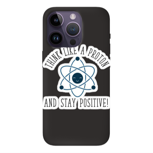 Apple iPhone 14 Pro  THINK LIKE Black Colored Silicone TPU Θήκη