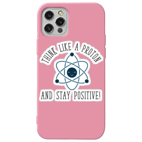 Apple iPhone 13 Pro THINK LIKE Pink Colored Silicone TPU Θήκη