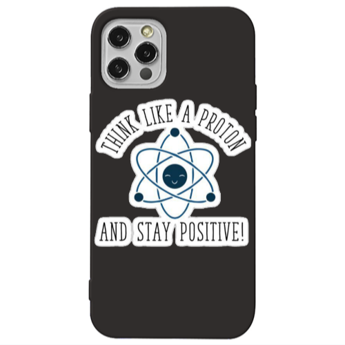 Apple iPhone 13 Pro THINK LIKE Black Colored Silicone TPU Θήκη