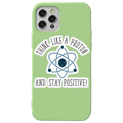 Apple iPhone 12 Pro THINK LIKE Light Green Colored Silicone TPU Θήκη
