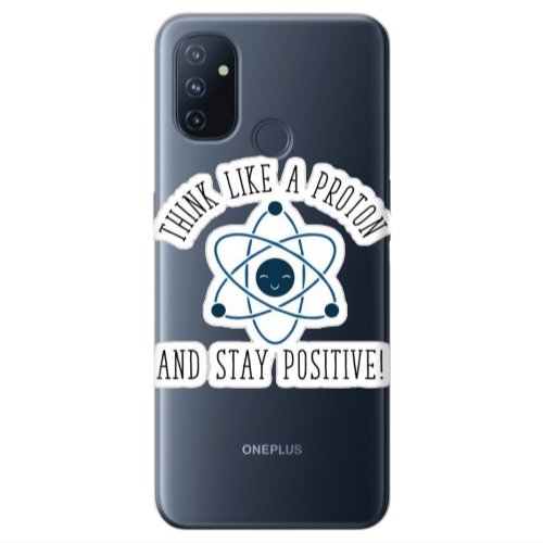 Oneplus Nord 100 THINK LIKE Transparent Silicone TPU Θήκη