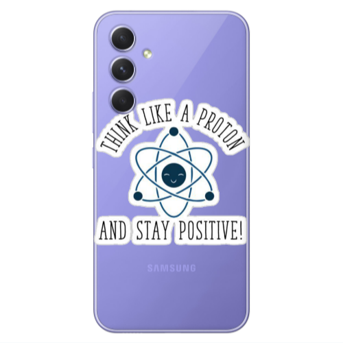 Samsung A54 THINK LIKE Transparent Silicone TPU Θήκη