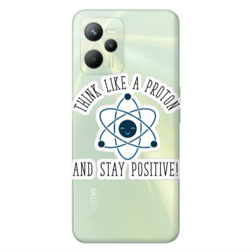 Realme C35 THINK LIKE Transparent Silicone TPU Θήκη