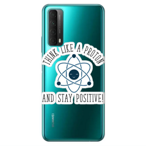 Huawei P Smart 2021 THINK LIKE Transparent Silicone TPU Θήκη