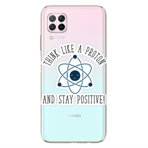 Huawei P40 Lite THINK LIKE Transparent Silicone TPU Θήκη