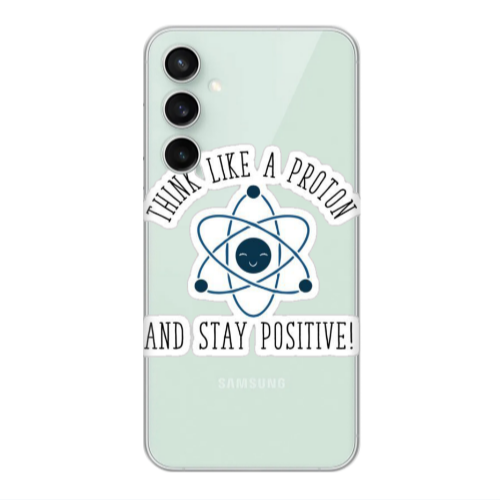 Samsung S23FE THINK LIKE Transparent Silicone TPU Θήκη