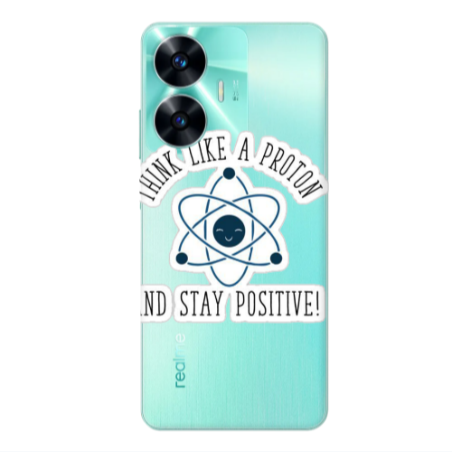 Realme C55 THINK LIKE Transparent Silicone TPU Θήκη