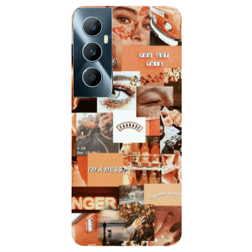 Realme C65 Courase Transparent Silicone TPU Θήκη