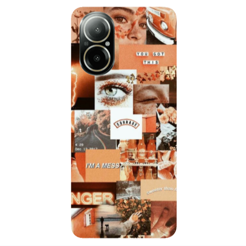 Realme C67 Courase Transparent Silicone TPU Θήκη