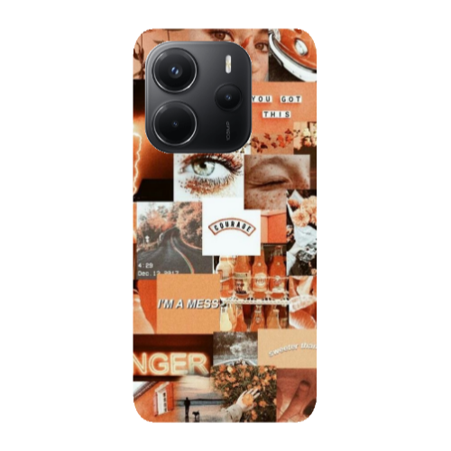 Xiaomi Redmi Note 14 Courase Transparent Silicone TPU Θήκη