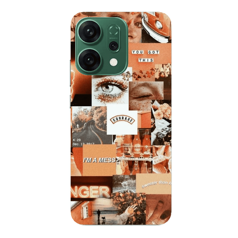 Oppo RENO 14 Courase Transparent Silicone TPU Θήκη