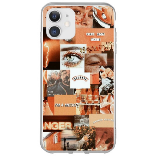 Apple iPhone 12 Courase Transparent Silicone TPU Θήκη
