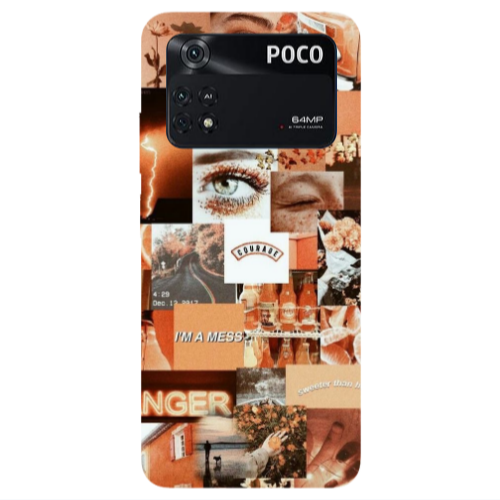 Xiaomi Poco M4 Pro 4G Courase Transparent Silicone TPU Θήκη