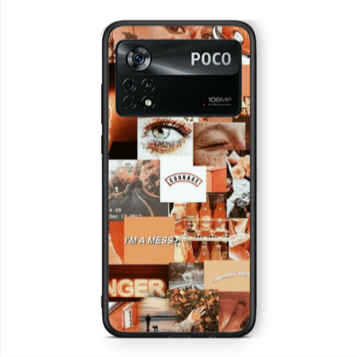 Xiaomi Poco X4 Pro Courase Black Glossy Θήκη