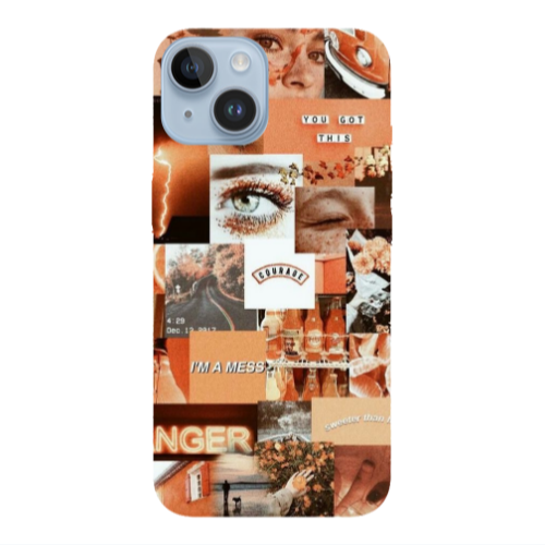 Apple iPhone 14  Courase Transparent Silicone TPU Θήκη