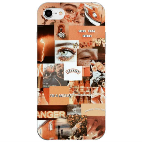 Apple iPhone 7 Courase Transparent Silicone TPU Θήκη