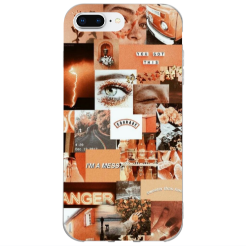 Apple iPhone 7 Plus Courase Transparent Silicone TPU Θήκη