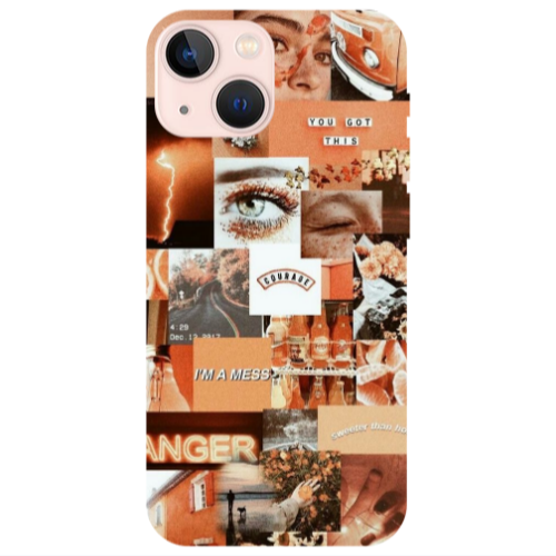 Apple iPhone 13 Mini Courase Transparent Silicone TPU Θήκη
