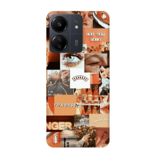 Xiaomi Redmi 13C Courase Transparent Silicone TPU Θήκη
