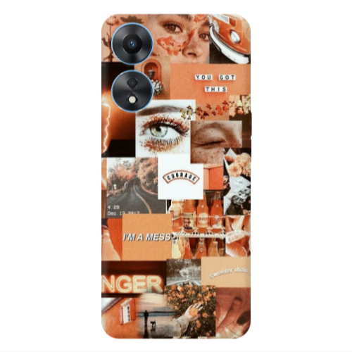 Oppo A 98 Courase Transparent Silicone TPU Θήκη