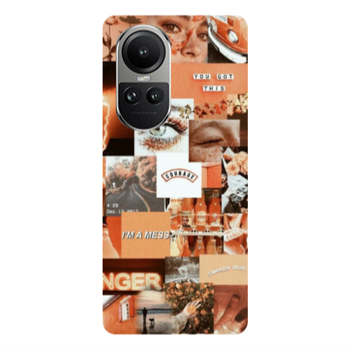 Oppo Reno10 5G Courase Transparent Silicone TPU Θήκη