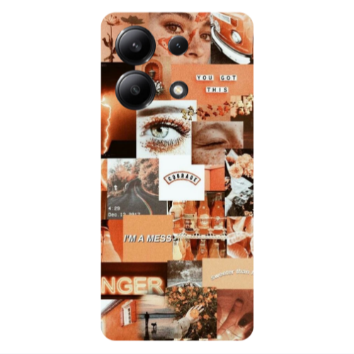 Xiaomi Redmi Note 13 4G Courase Transparent Silicone TPU Θήκη
