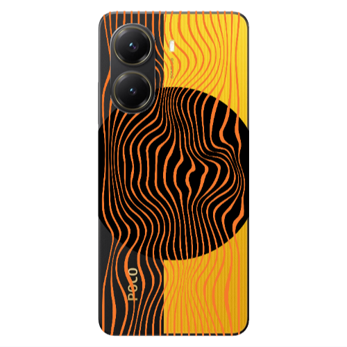 Xiaomi Poco X7 Pro Trapezoidal lines Transparent Silicone TPU Θήκη