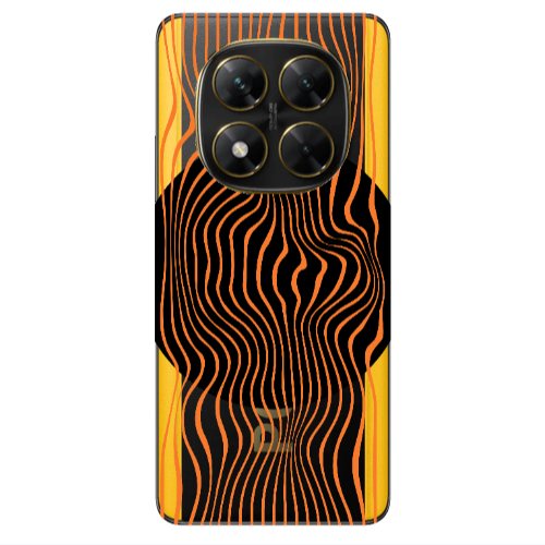 Xiaomi Poco X7 Trapezoidal lines Transparent Silicone TPU Θήκη
