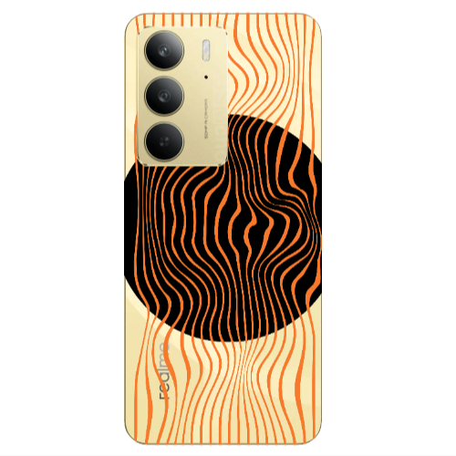 Realme C 75 Trapezoidal lines Transparent Silicone TPU Θήκη