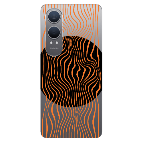 Oneplus Nord Ce 4 lite Trapezoidal lines Transparent Silicone TPU Θήκη