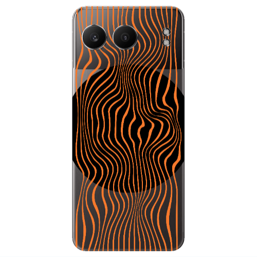 Oneplus Nord 4 Trapezoidal lines Transparent Silicone TPU Θήκη