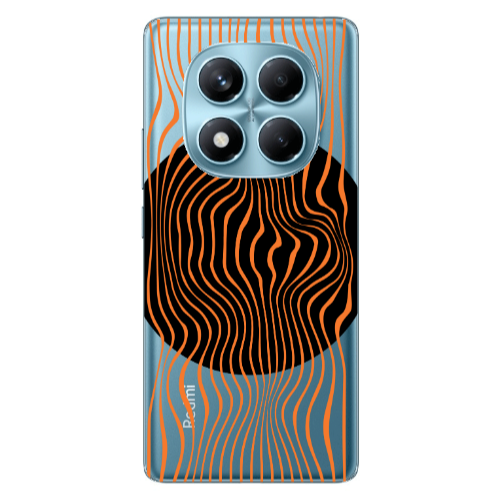 Xiaomi Redmi Note 14 Pro Trapezoidal lines Transparent Silicone TPU Θήκη