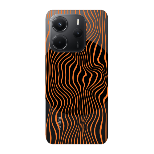 Xiaomi Redmi Note 14 Trapezoidal lines Transparent Silicone TPU Θήκη