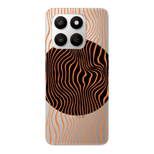 Honor Magic 400 Smart Trapezoidal lines Transparent Silicone TPU Θήκη