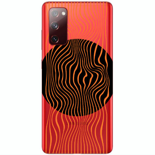 Samsung S20 FE Trapezoidal lines Transparent Silicone TPU Θήκη