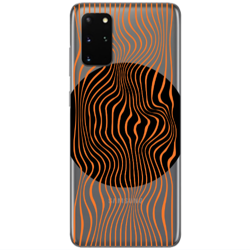 Samsung S20 Plus Trapezoidal lines Transparent Silicone TPU Θήκη