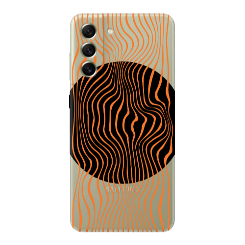 Samsung S22 Trapezoidal lines Transparent Silicone TPU Θήκη