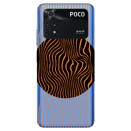 Xiaomi Poco M4 Pro 4G Trapezoidal lines Transparent Silicone TPU Θήκη