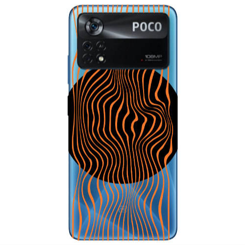 Xiaomi Poco X4 Pro Trapezoidal lines Transparent Silicone TPU Θήκη