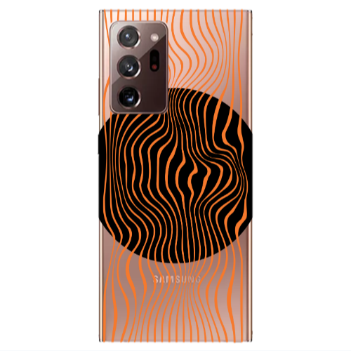 Samsung Note 20 Ultra Trapezoidal lines Transparent Silicone TPU Θήκη