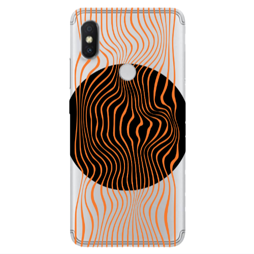Xiaomi Redmi S2 Trapezoidal lines Transparent Silicone TPU Θήκη